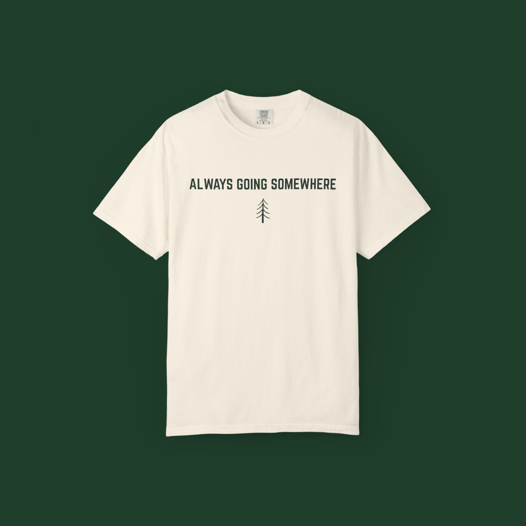 Always Going Somewhere Tee in Sand