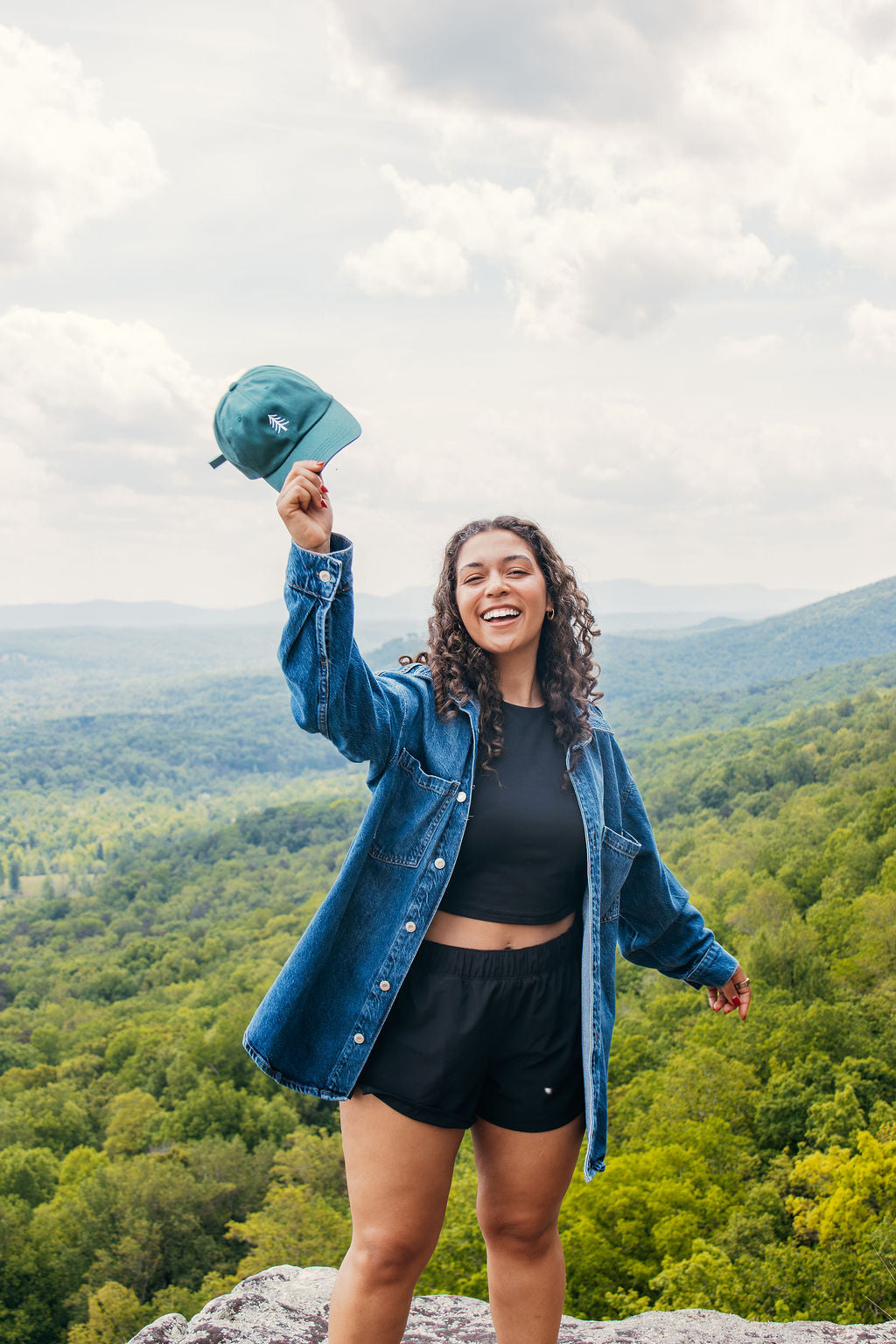 Always Going Somewhere Dad Cap in Pine
