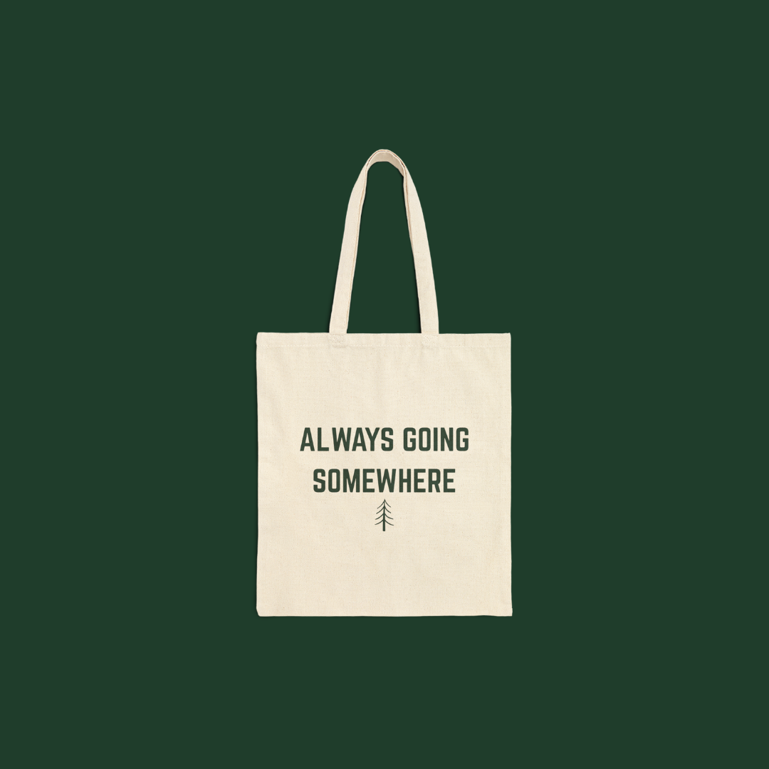 Always Going Somewhere Canvas Tote Bag