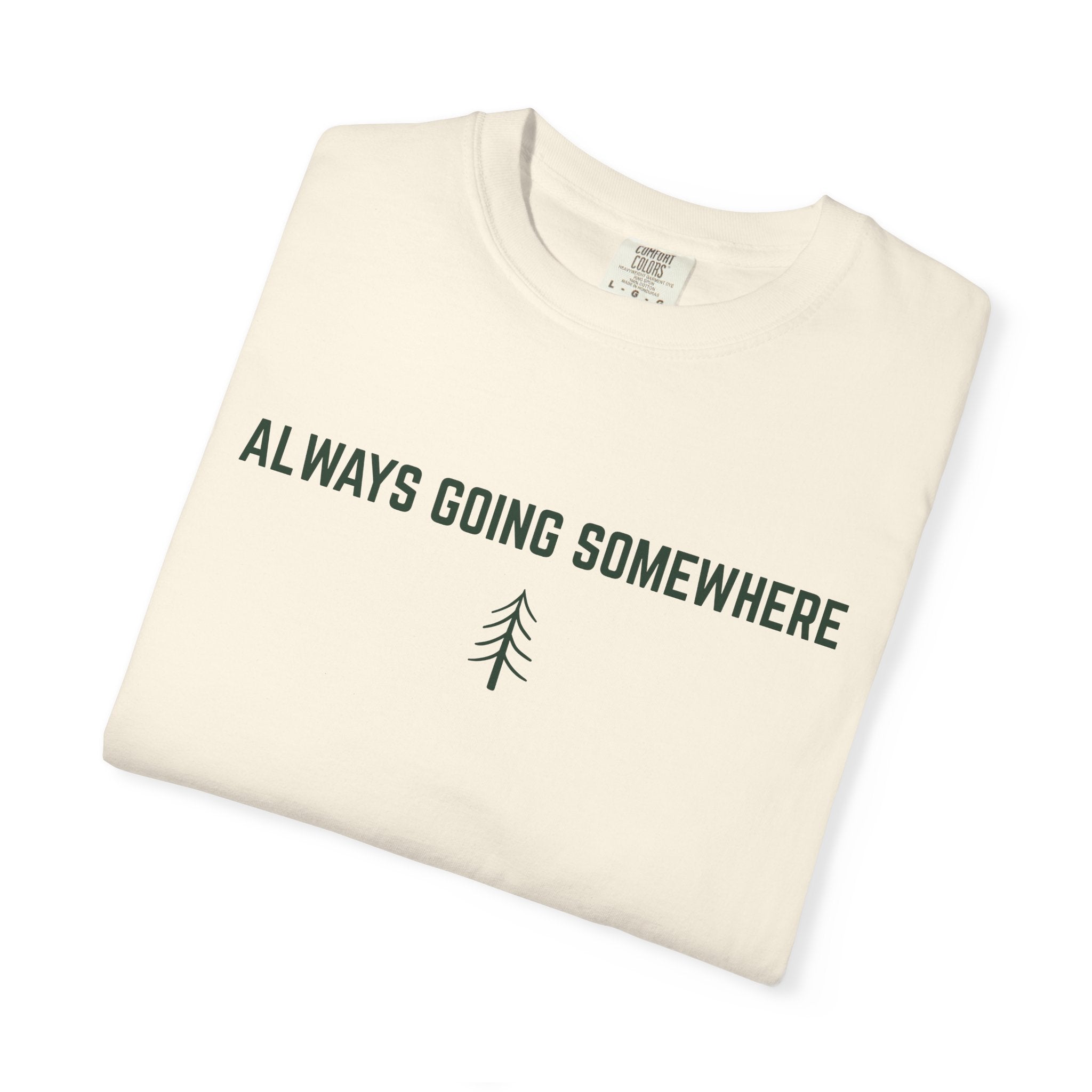 Always Going Somewhere Tee in Sand